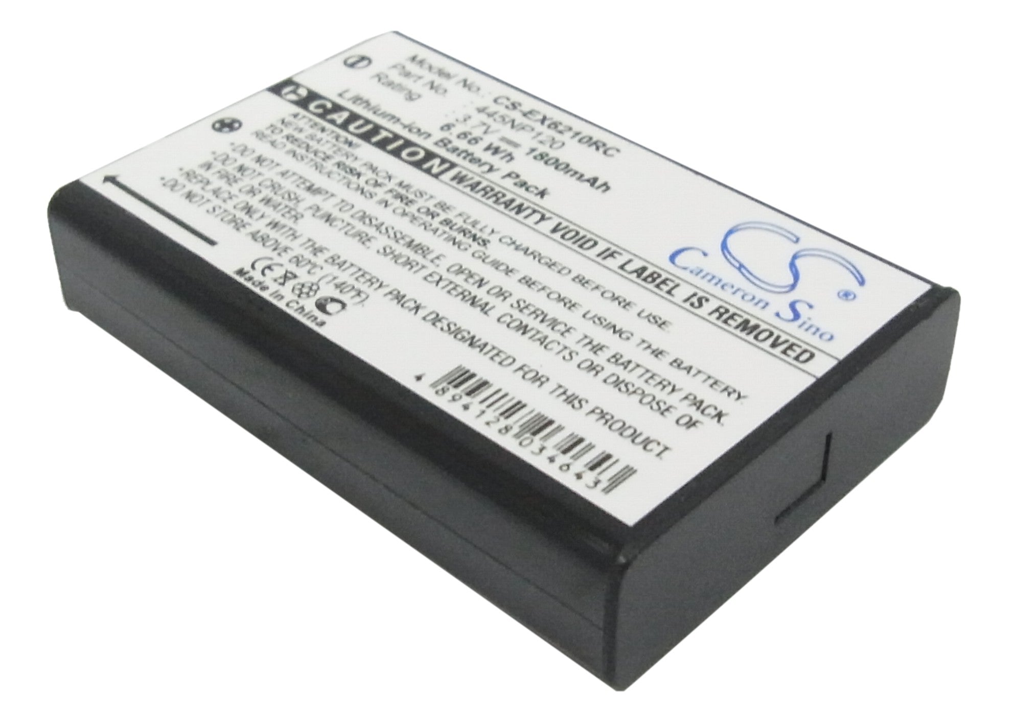 1800mAh 3.7V Li-ion Replacement Battery for Aluratek CDM530AM-3G, D-Link DWR-131 Hotspots - 6.66Wh