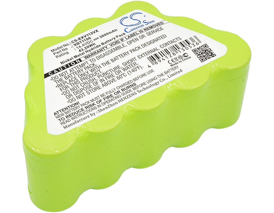 14.4V 3000mAh Ni-MH Replacement Battery for Euro Pro Navigator & Shark Cordless Vacuums - SV1107, SV1106, SV1112 Series