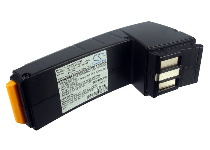 12V 2100mAh Ni-MH Replacement Battery for Festool CCD12, CCD12ES Cordless Drills & BP12C Packs
