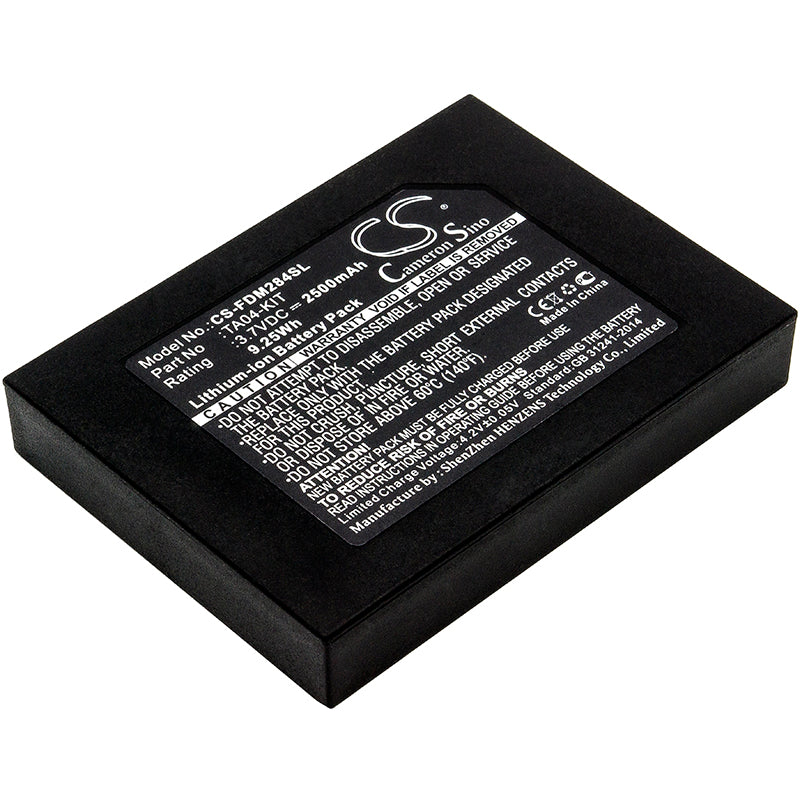 2500mAh Replacement Battery for FLIR DM284, DM285, DM90-DM93 Multimeters & Thermal Camera, 3.7V 9.25Wh