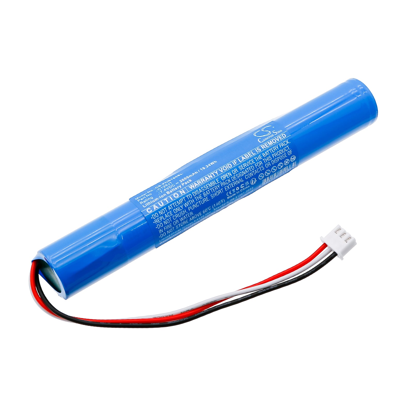 Fender Newport Speaker Replacement Battery - C129J1, 7.4V 2600mAh Li-ion - Exact Fit, Premium Quality