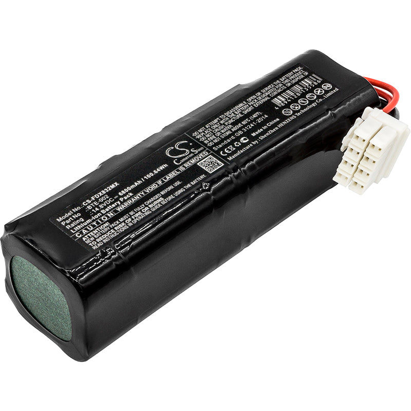 14.8V 6800mAh Li-ion Battery for Fukuda Denshi FX-8322 ECG - Replacement for BTE-002 & 510114040