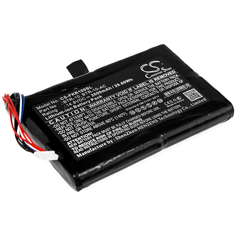 2000mAh Battery Replacement for Fujikura 12S Fusion Splicer - FSM-12S, FSM-12R, BTR-10 - Survey & Test Equipment
