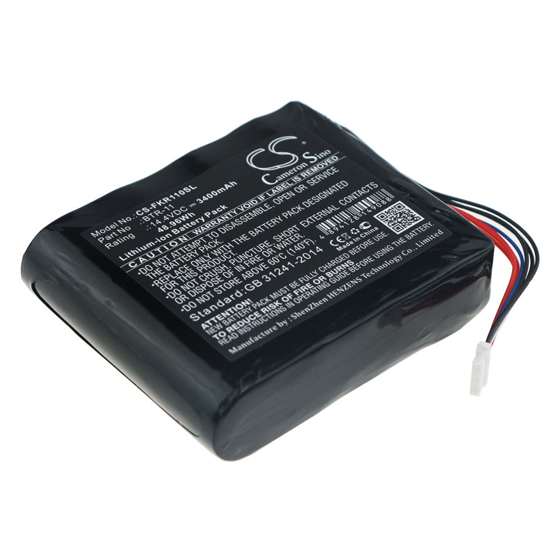 High-Capacity 3400mAh Li-ion Battery for Fujikura Fusion Splicers: FSM-21S/22S/27S/28S/37S/38S/31S/41S - BTR-11/A, LTR-21