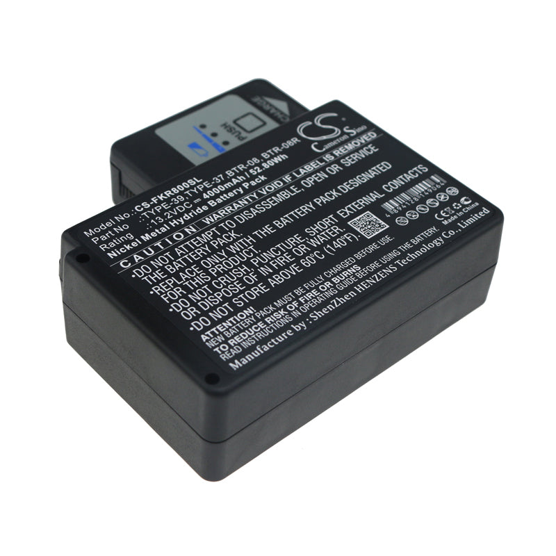 4000mAh Battery Replacement for Fujikura/Sumitomo Fusion Splicers: FSM-50/60/18 Series, TYPE-39/37 & BU-66