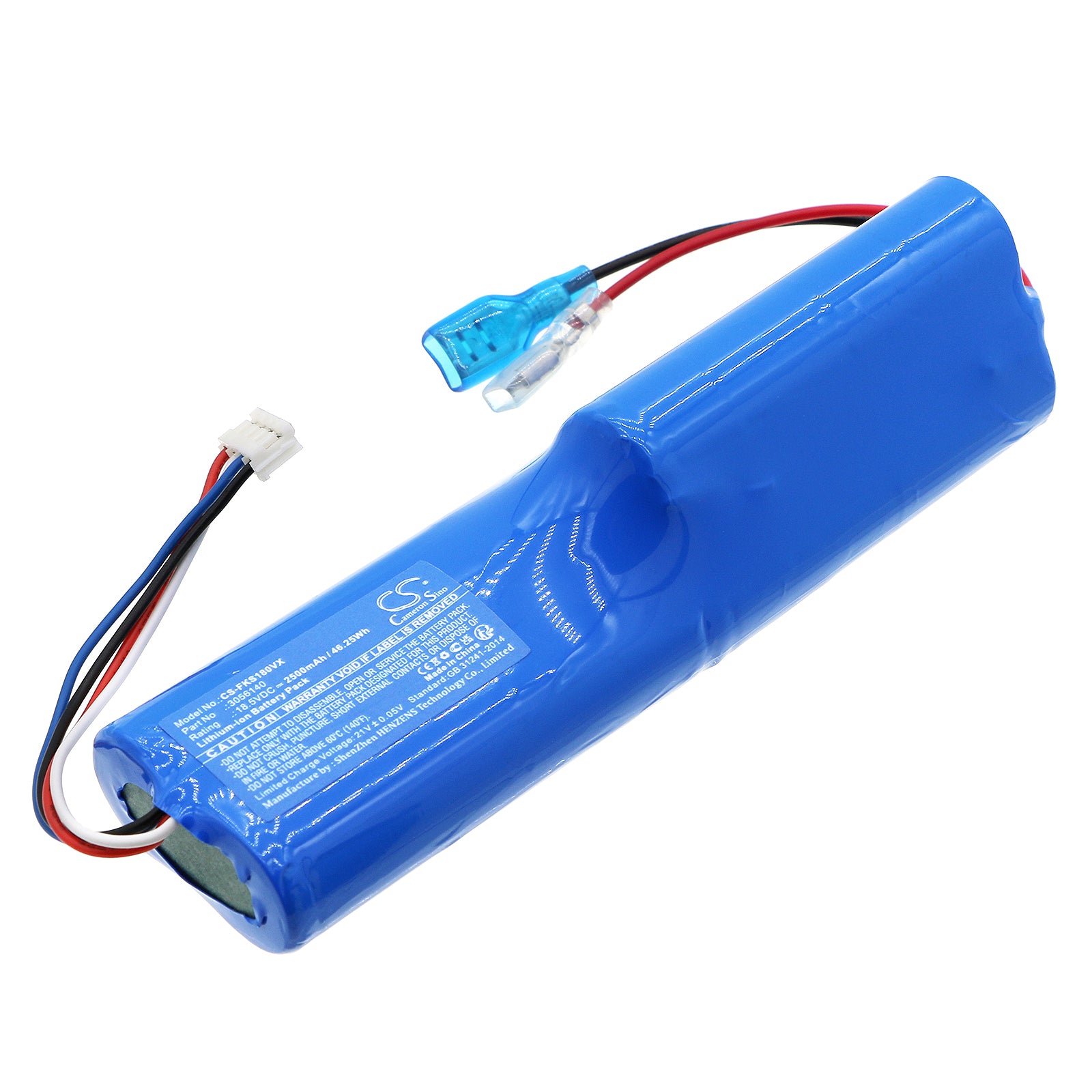 Fakir Premium AS WH Racing Edition & AS 1800 T Vacuum Battery - 18.5V, 2500mAh Li-ion Replacement