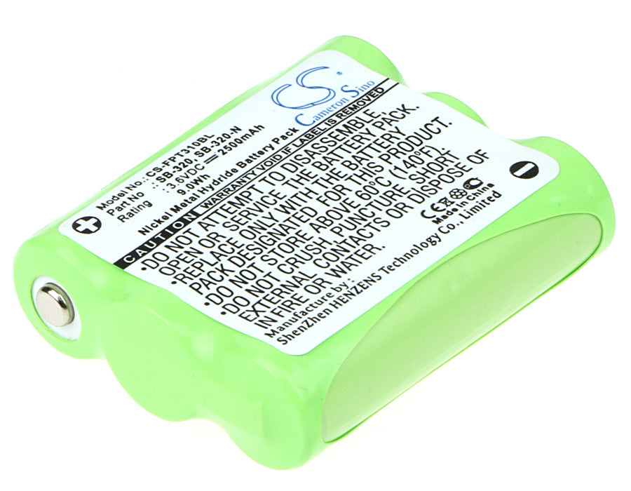 Falcon 310-335 & PT2000 Barcode Scanner Battery Replacement, 3.6V 9Wh Ni-MH, 2500mAh Extended Life