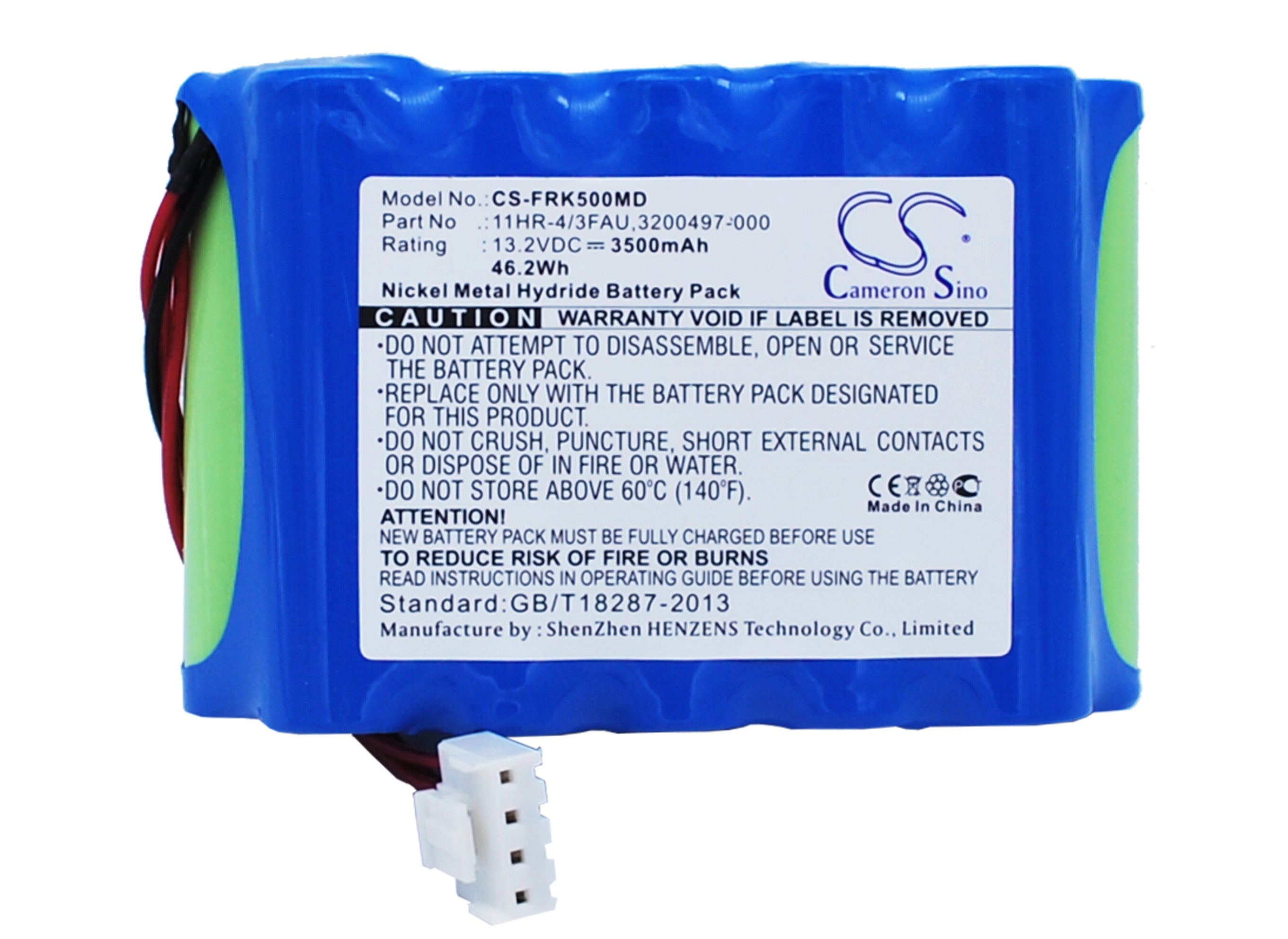 13.2V 3500mAh Ni-MH Battery for Fujikura Splicers: FSM-50S, 60S, 18S, 17S, BTR-08 - Medical Grade Replacement