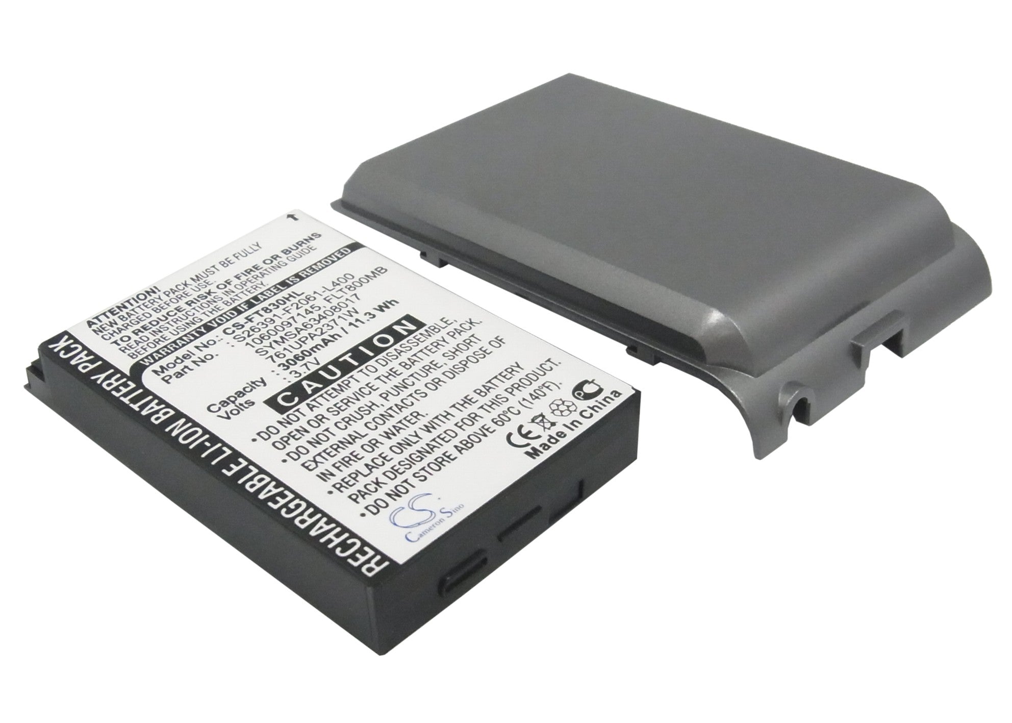 3060mAh Replacement Battery for Fujitsu Loox T800 T810 T830 - 3.7V Li-Polymer Battery Pack