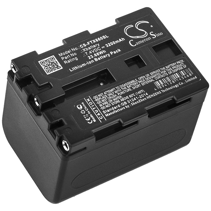 7.4V 3200mAh Li-ion Replacement Battery for Fluke TiX1000, TiX660, TiX640, TiX620 Thermal Imagers - Xbattery 4575071
