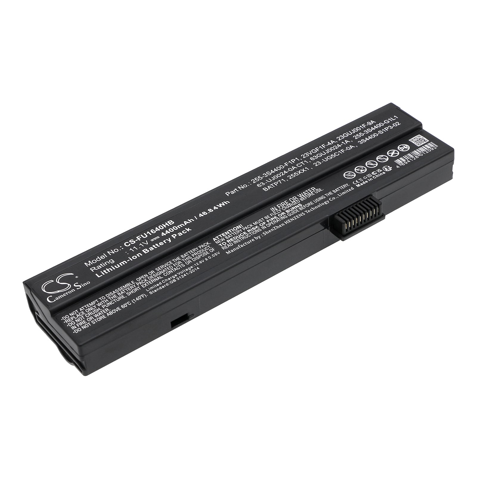 4400mAh Laptop Battery for Averatec/Uniwill/Fujitsu - 11.1V Li-ion Replacement