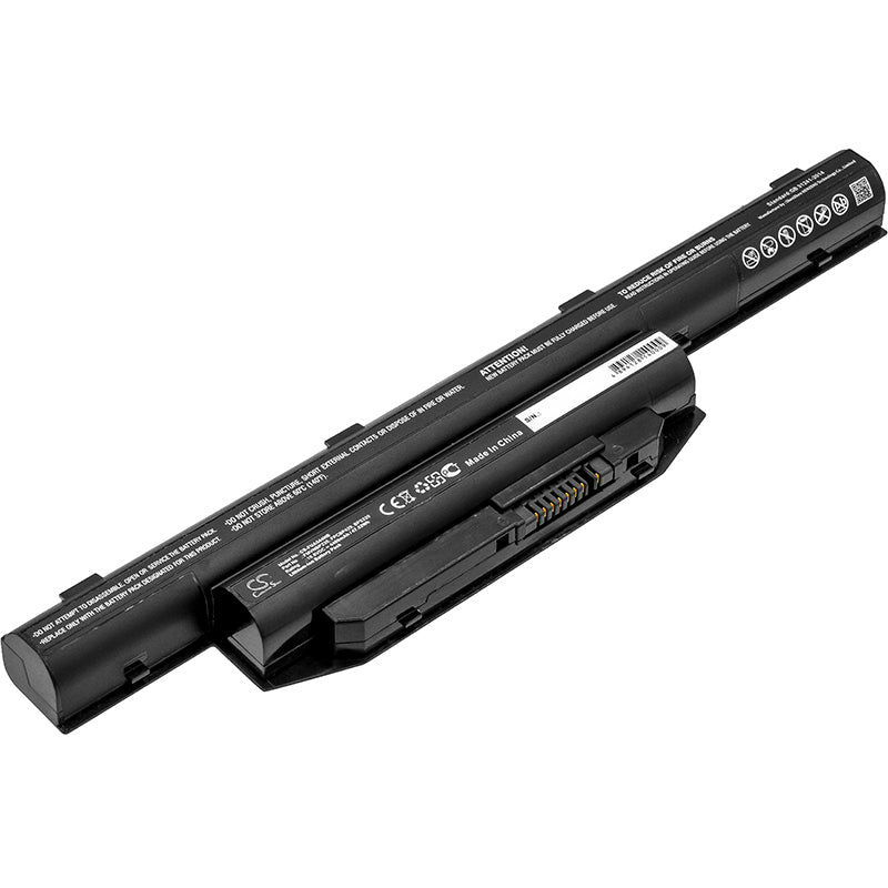 4400mAh Battery for Fujitsu LifeBook - A544, E733, E744, E753, S904 Series - 10.8V Li-ion Replacement Laptop Battery
