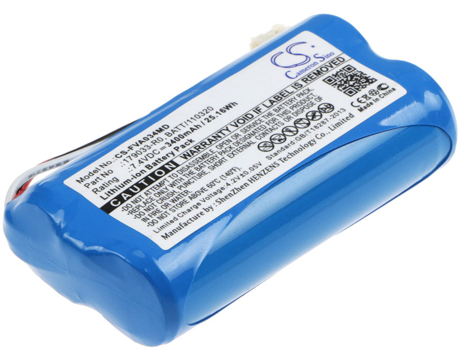 7.4V 3400mAh Li-ion Replacement Battery for Fresenius Volumat Agilia Infusion Pump - 179033-R0, BATT/110320 Compatible