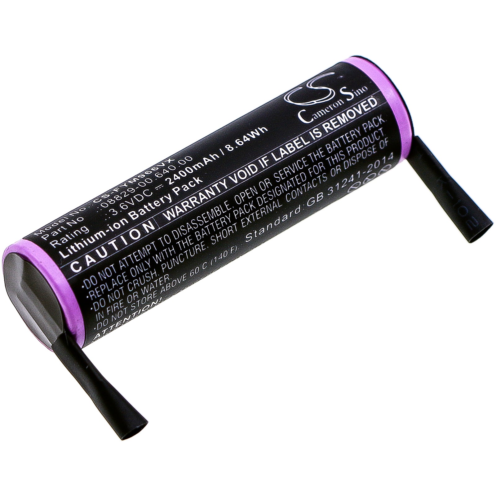 2400mAh 3.6V Li-ion Replacement Battery for Flymo Freestyler Cordless Garden Tools 9668616-01