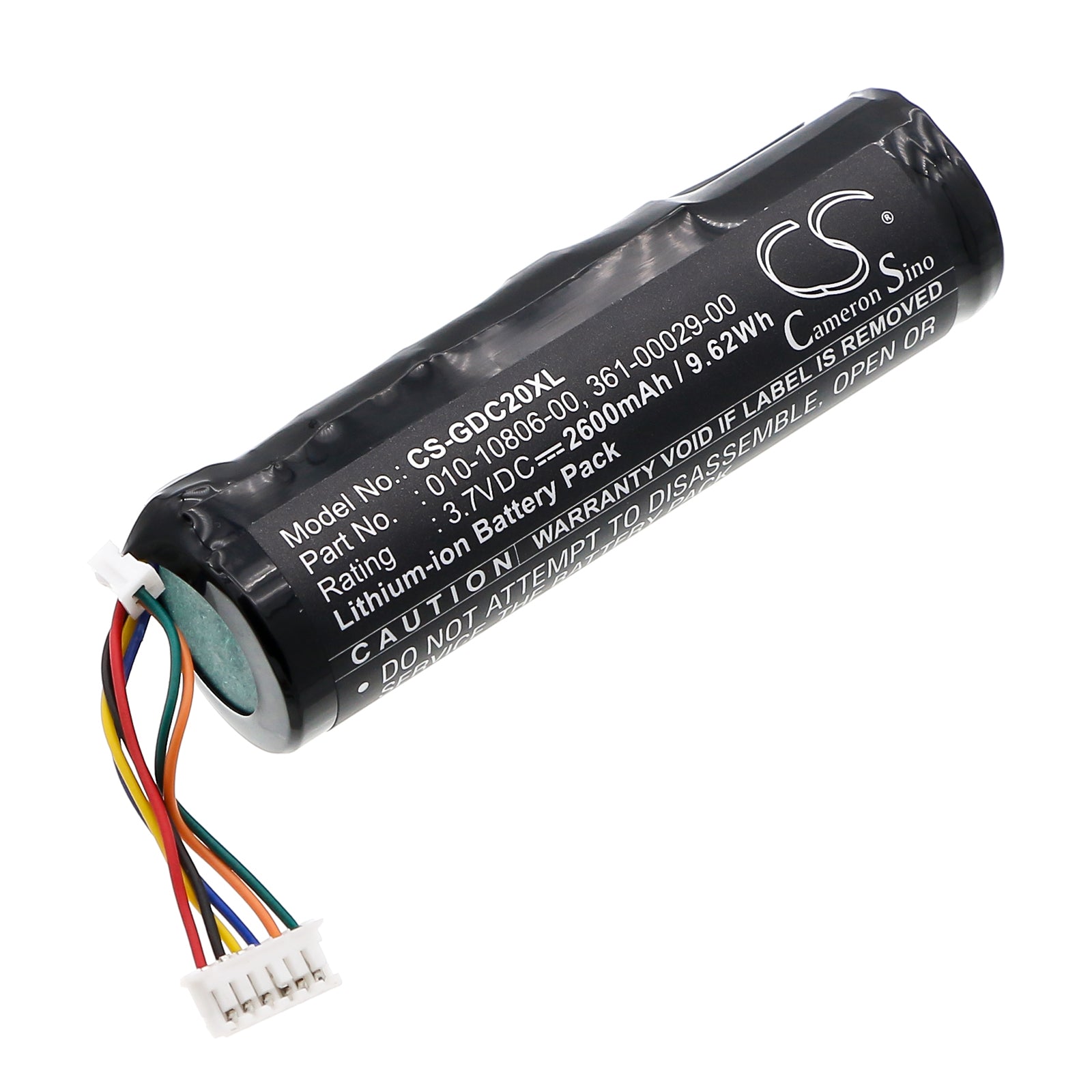 2600mAh Replacement Battery for Garmin Astro/DC Dog Trackers - 3.7V Li-ion, Extended Life