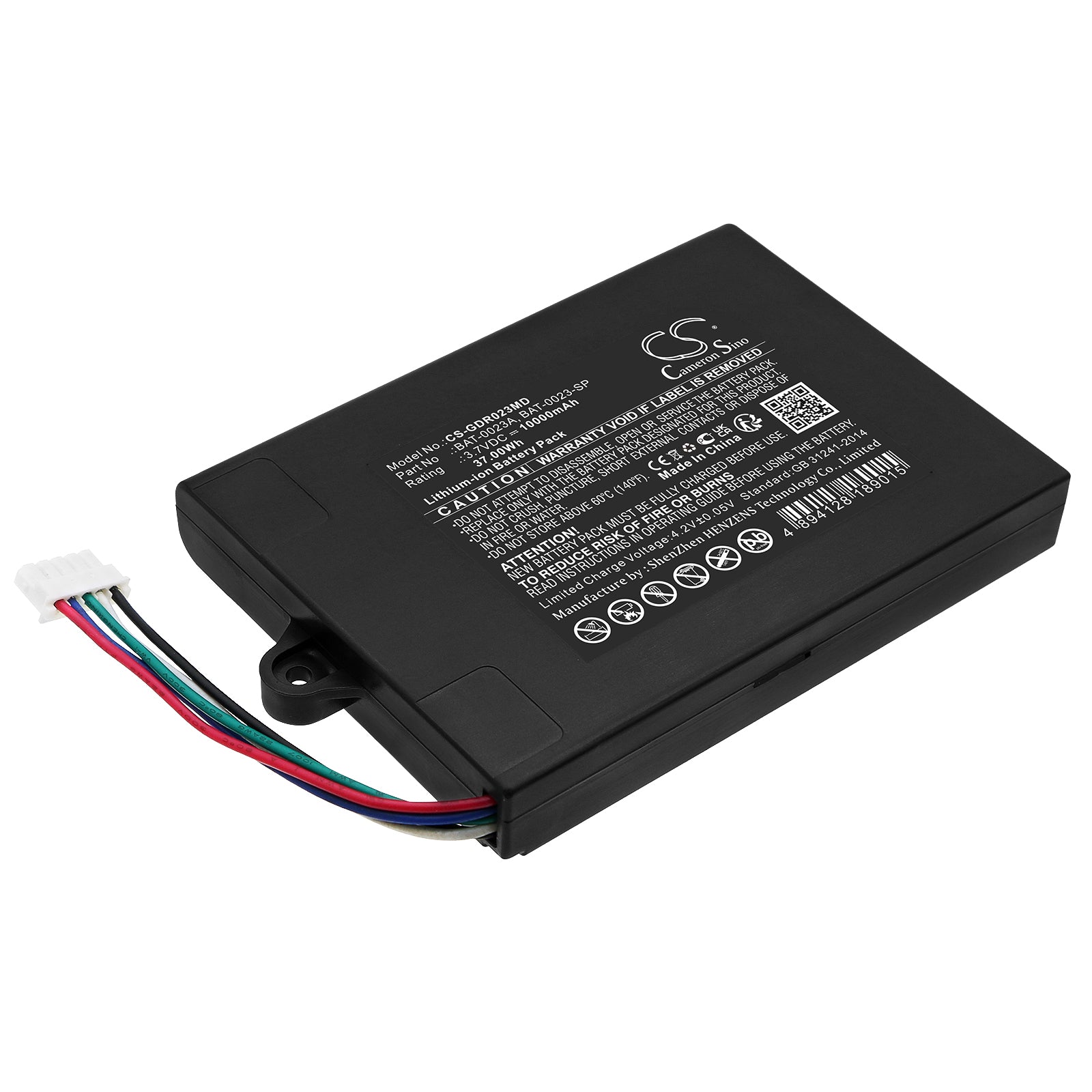 10000mAh Replacement Battery for Covidien Pillcam DR3, Medtronic Endoscope & Given Imaging PillCam Recorder - 3.7V Li-ion