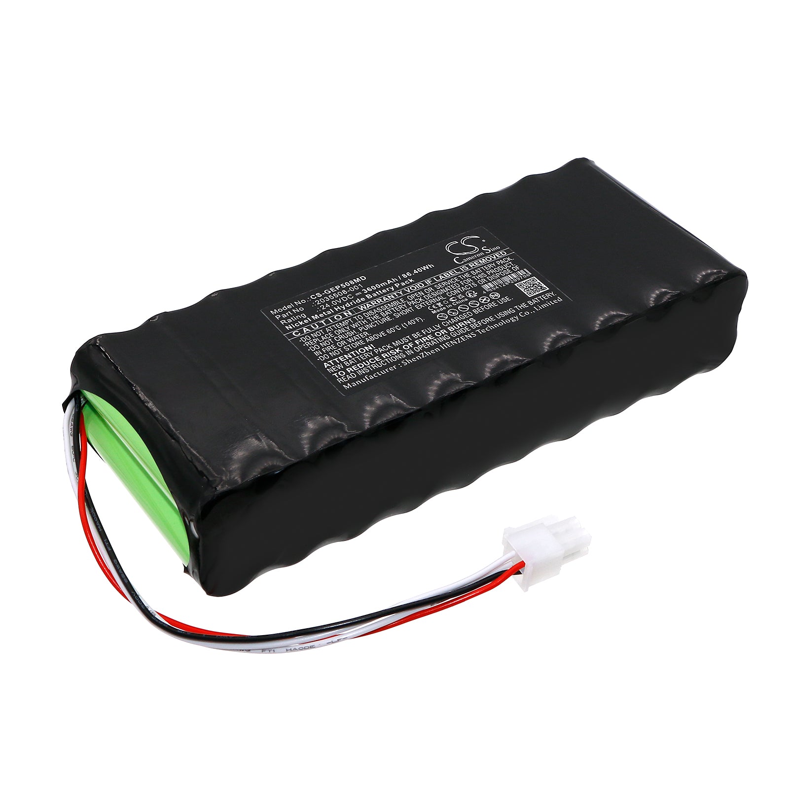 24V 3600mAh NiMH Replacement Battery - GE/Criticare Patient Monitor & Defibrillator Power Supply - Medical Grade