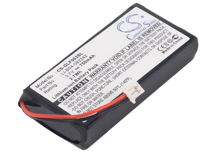 750mAh Replacement Battery for Golf Buddy Plus DSC-GB100K GPS Navigator, 3.7V Li-ion