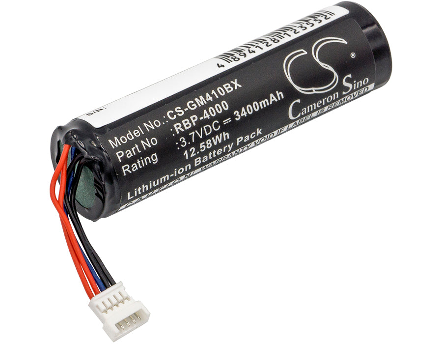 3.7V 3400mAh Replacement Battery for Datalogic Gryphon GM4100, GM4400, GBT4400 Barcode Scanners - Extended Life