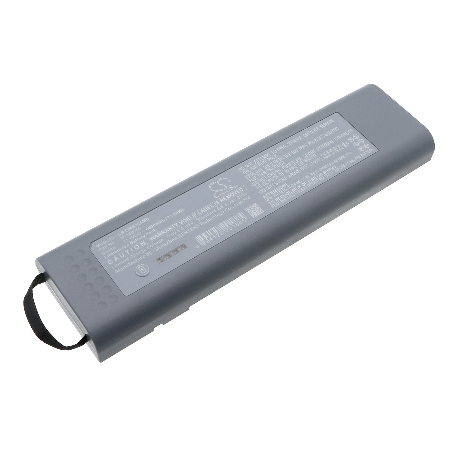 New 6600mAh Battery for GE Carescape B650, B105, B125 Patient Monitors - 11.1V 73.26Wh Li-ion Replacement (New Version)