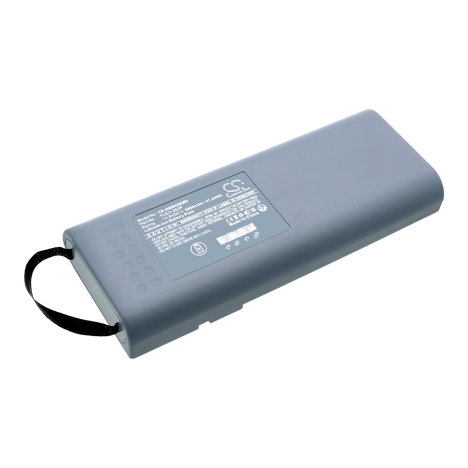 GE Carescape B450 Monitor Battery - 3800mAh Li-ion 10.8V Replacement, FLEX-3S2P & 2062895-001 Compatible
