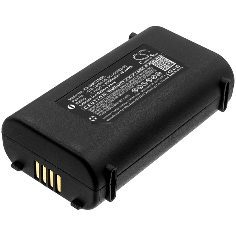 5200mAh Extended Battery for Garmin GPSMAP 276Cx GPS - Replacement GPS Navigator Battery, 3.7V Li-ion, Long Life