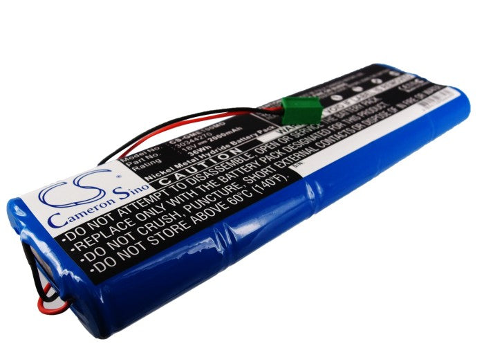 18V 2000mAh Ni-MH Replacement Battery for GE Marquette MAC EKG/Defibrillator - MAC 1000, MAC 1200, CardioSmart