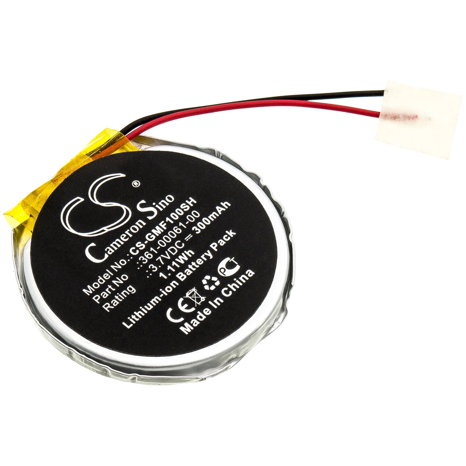 300mAh Replacement Battery for Garmin Fenix 1 & 2 PD3555w Smartwatch - 3.7V Li-ion Polymer