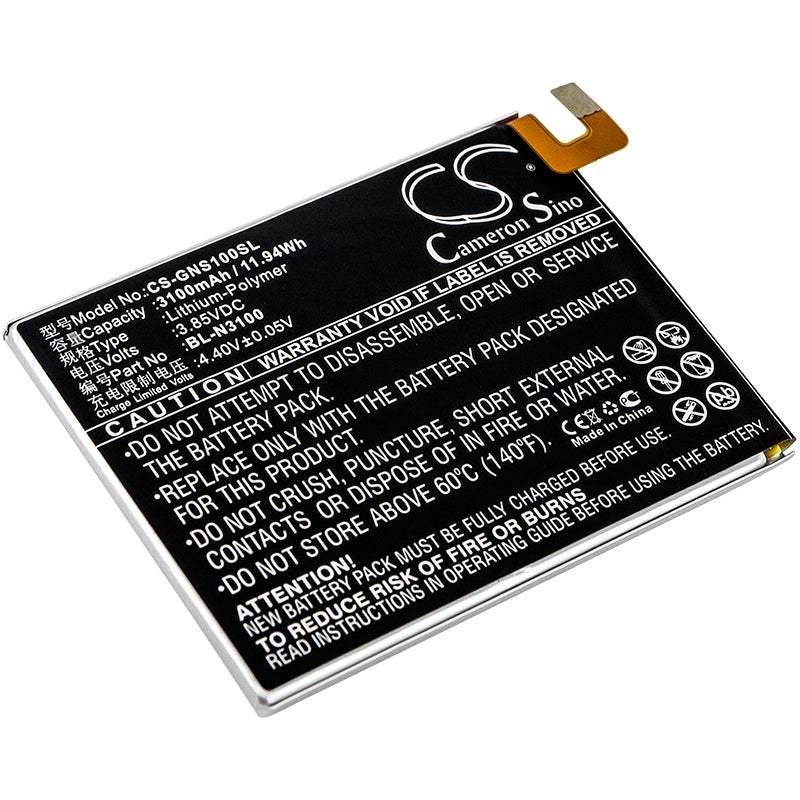 GIONEE S10 & Elife S10C Replacement Battery - 3100mAh, 3.85V Li-Polymer - Phone Battery Replacement
