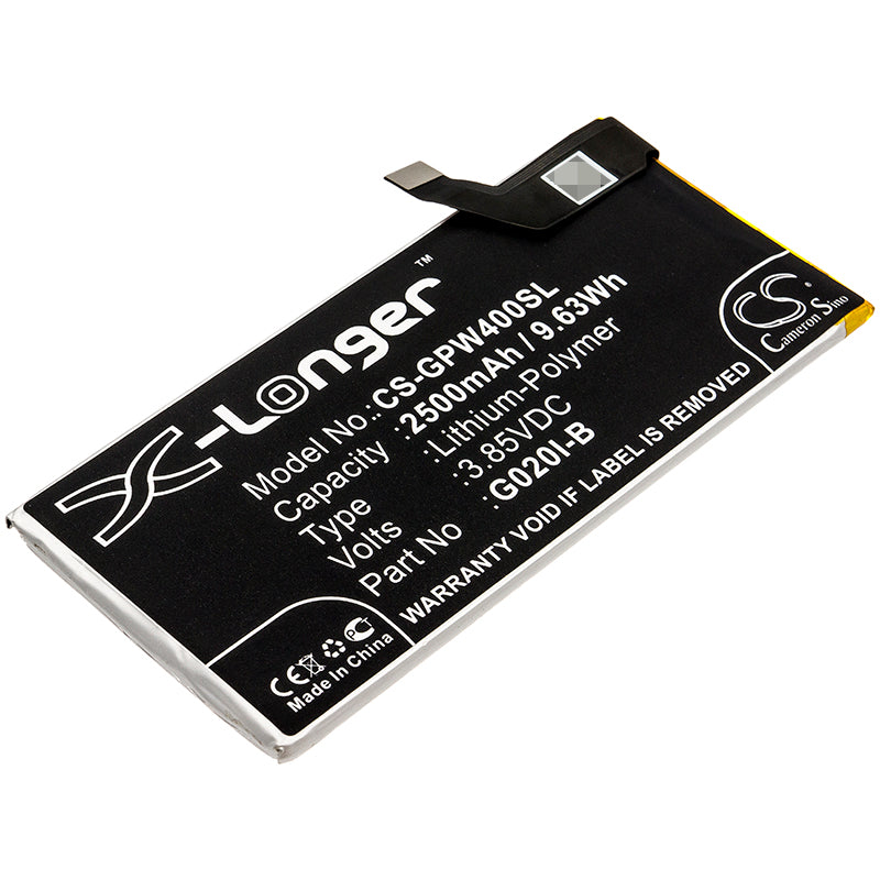 2500mAh Replacement Battery for Google Pixel 4 (G020M) - 3.85V Li-Polymer, Mobile Phone Repair