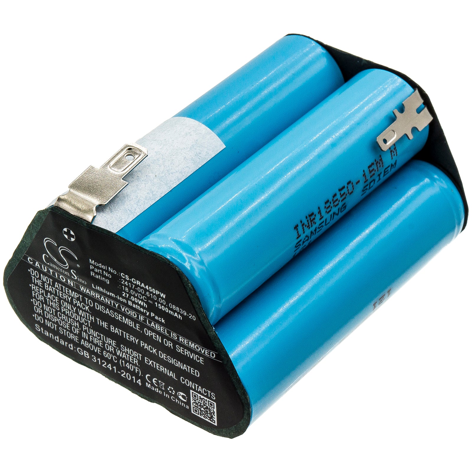 18V 1500mAh Li-ion Battery for Gardena Accucut 400Li/450Li & 02417-20 Cordless Shears, 27Wh Replacement
