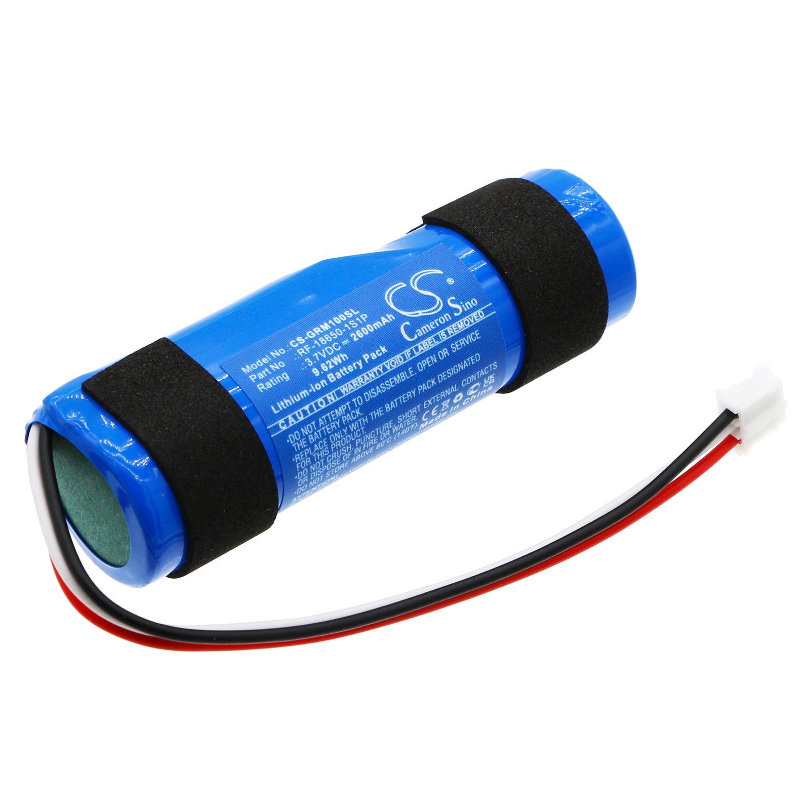 2600mAh 3.7V Replacement Battery for onn. Groove Rugged/Wireless LED Speaker - AAGRY100076371