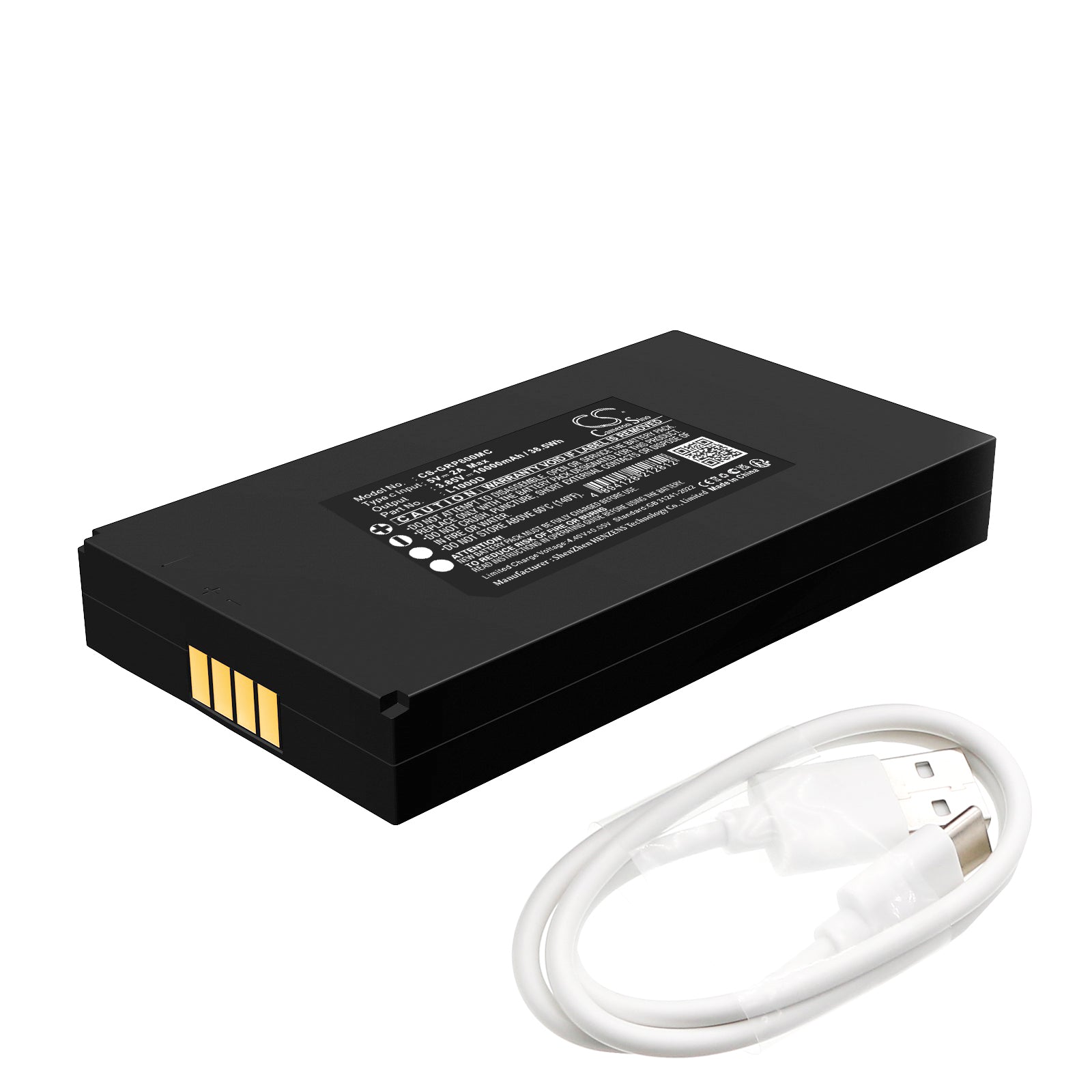 10000mAh Extended Life Replacement Battery for GardePro E6P E8P X60P LN800 Trail Cameras, 3.85V Lithium-Ion, 108.35mm x 60.10mm