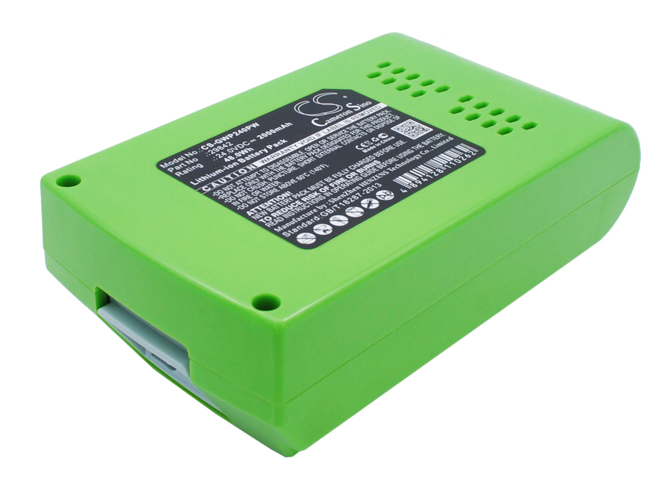 2000mAh 24V Li-ion Battery - Alpina BLA 24 Li & GreenWorks G24 Series Power Tools - Replacement Power Solution
