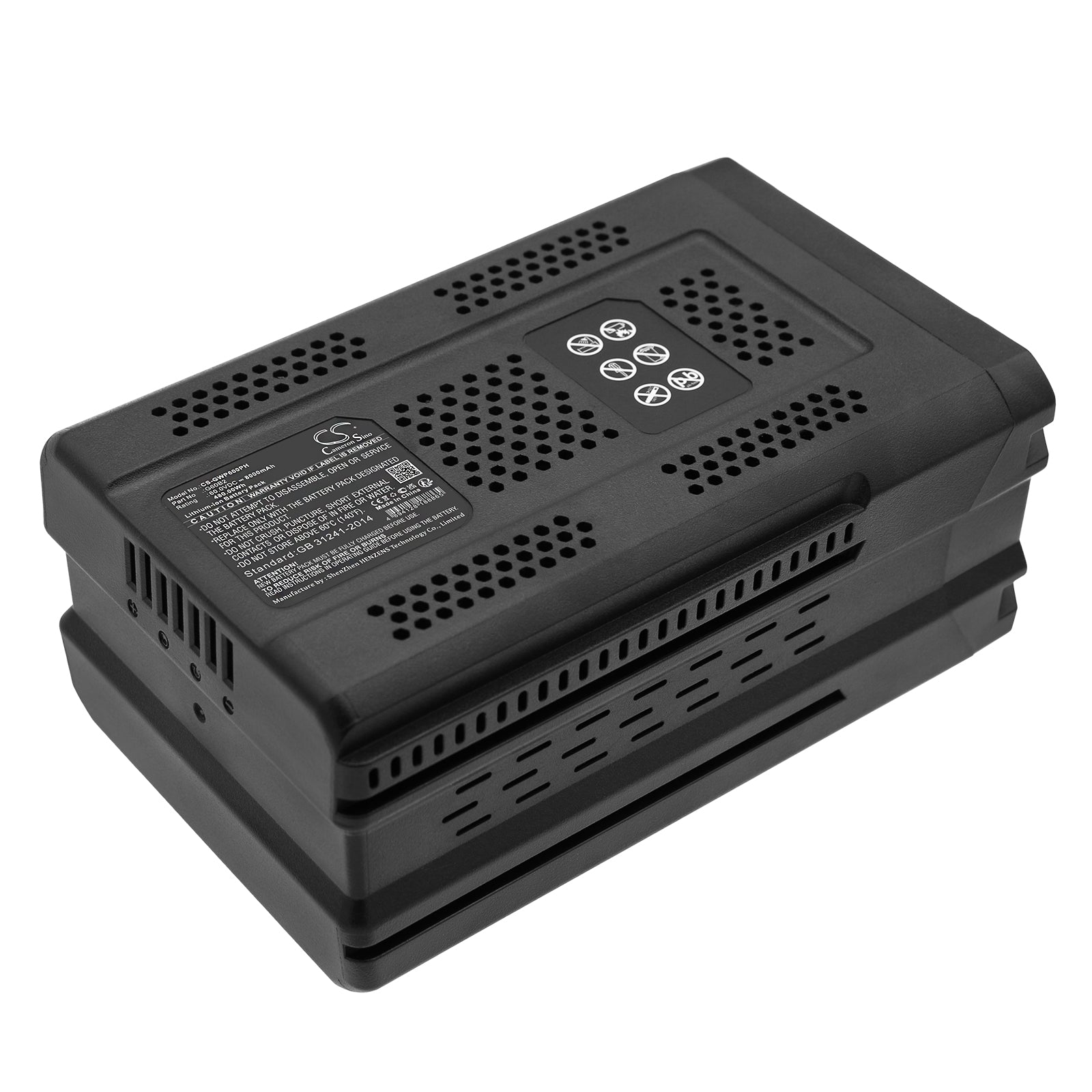 60V 8.0Ah Battery for Greenworks Pro 60V Lawn Mowers, String Trimmers, Leaf Blowers - G60B2, G60B4 Compatible