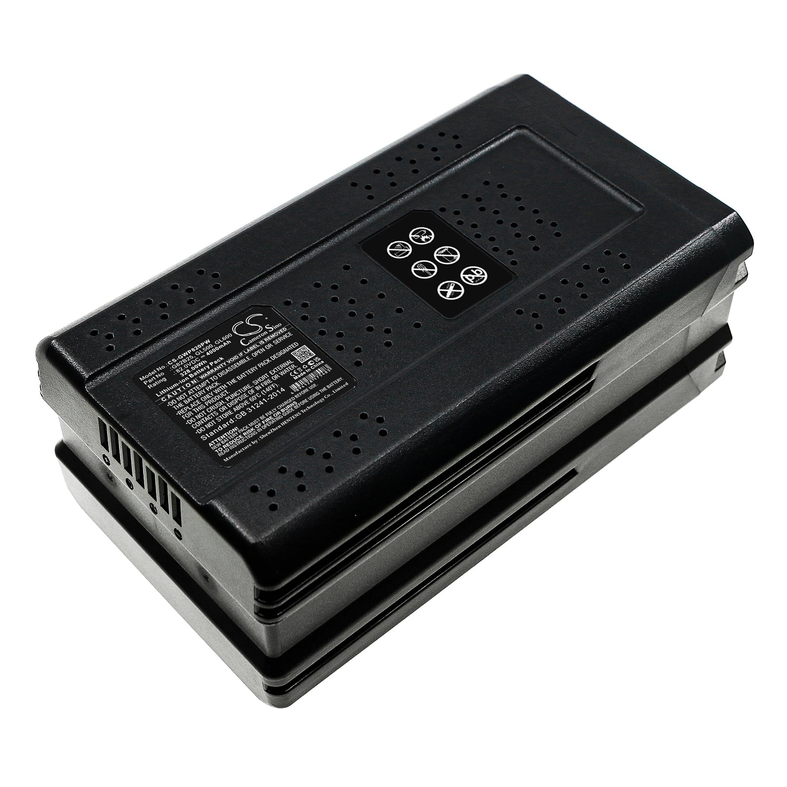 GreenWorks 82V 4.0Ah Battery - Fits GC82LM46, G82LM51SP, GMS210 & 82V Max Gardening Tools