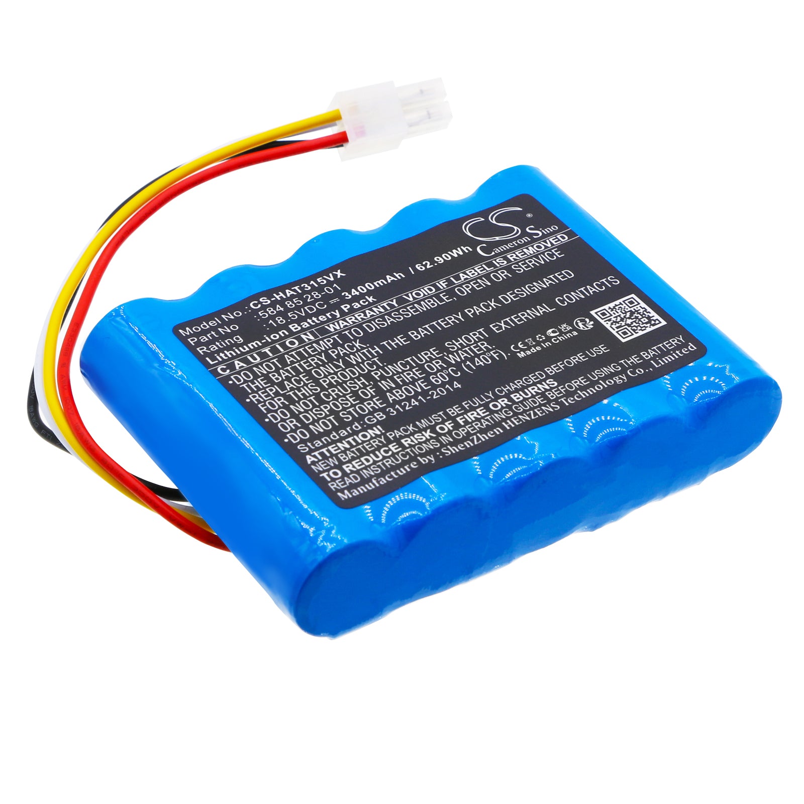 18.5V 3400mAh Li-ion Battery - Gardena Sileno & Husqvarna Automower Replacement - Enhanced Capacity Robotic Lawn Mower Battery