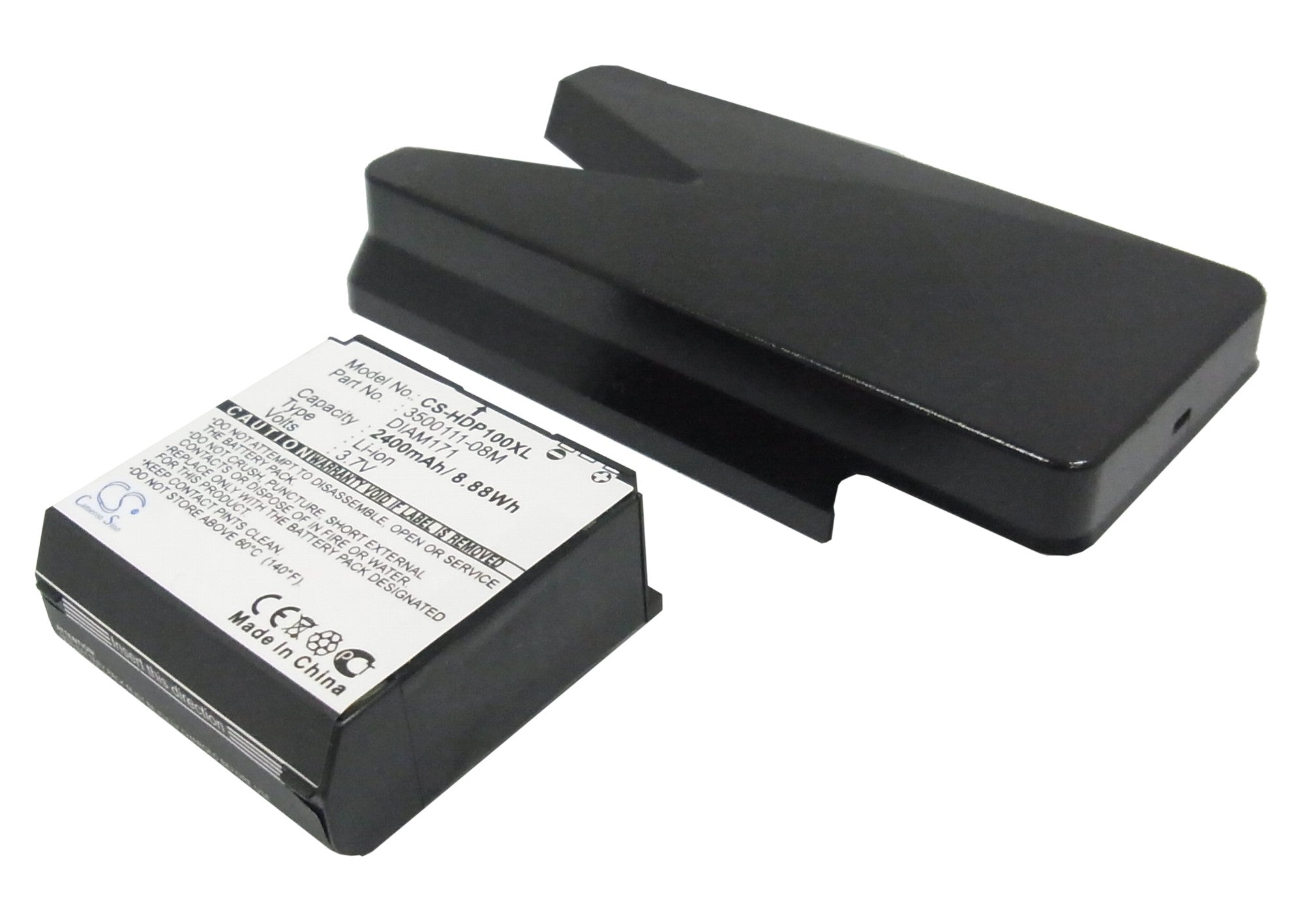 2400mAh Battery for AT&T Fuze, HTC Touch Pro - 3.7V Li-ion Replacement Battery XDA Diamond Pro