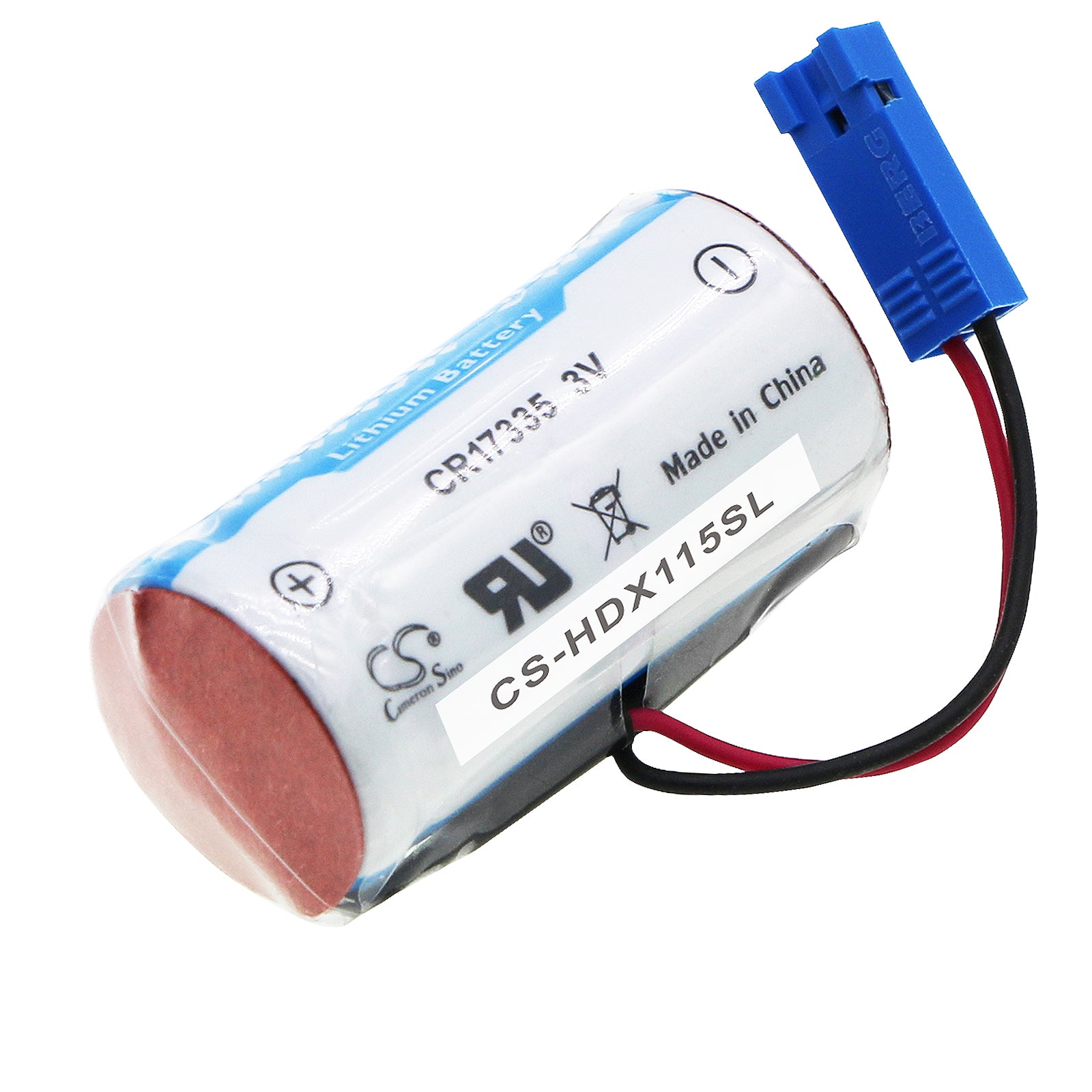 1350mAh 3.0V Lithium Battery for Heidelberg Diana X 115 Box Gluing Machine PLC - Replacement LiMnO2, 34.6x18x16.7mm