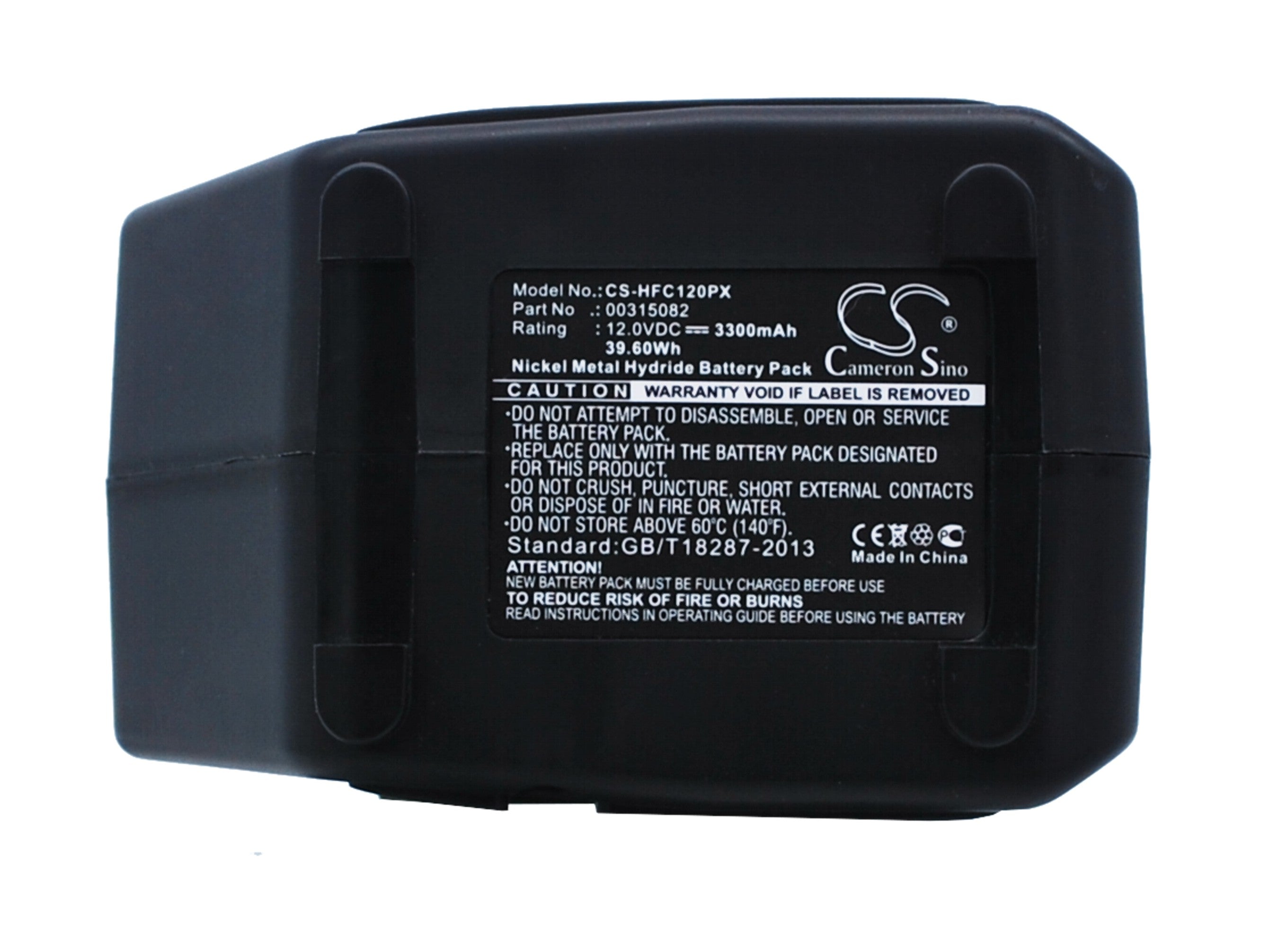 12V 3300mAh Ni-MH Battery for HILTI Cordless Power Tools - TCD12, SID121, SF121 - Replaces 00315082, SB12