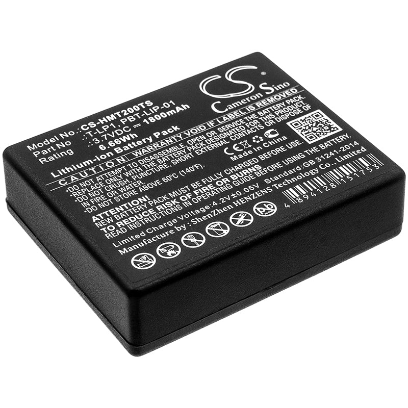 1800mAh Replacement Battery for HME/Pliant Tempest Wireless Beltpacks and Headsets - 3.7V Li-ion