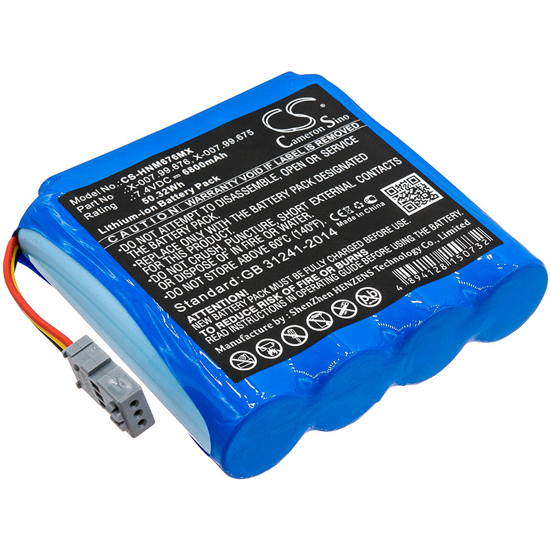 6800mAh Battery for Heine mPack, mPack LL Medical Headlights - 7.4V Li-ion Replacement