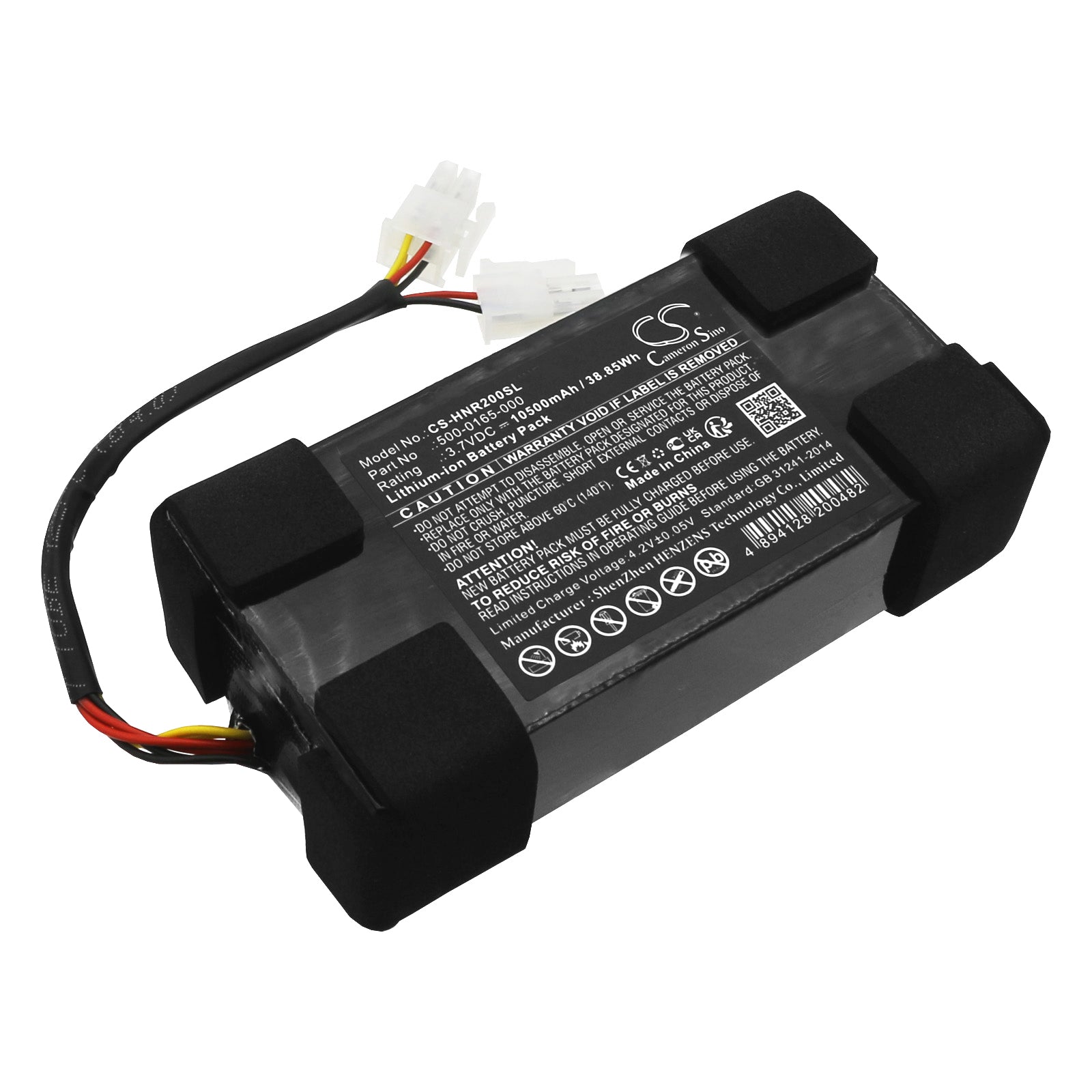 Honeywell BW RigRat Battery - 10500mAh, 3.7V Li-ion Replacement for Survey/Testing, 113.6x58.7x32.5mm