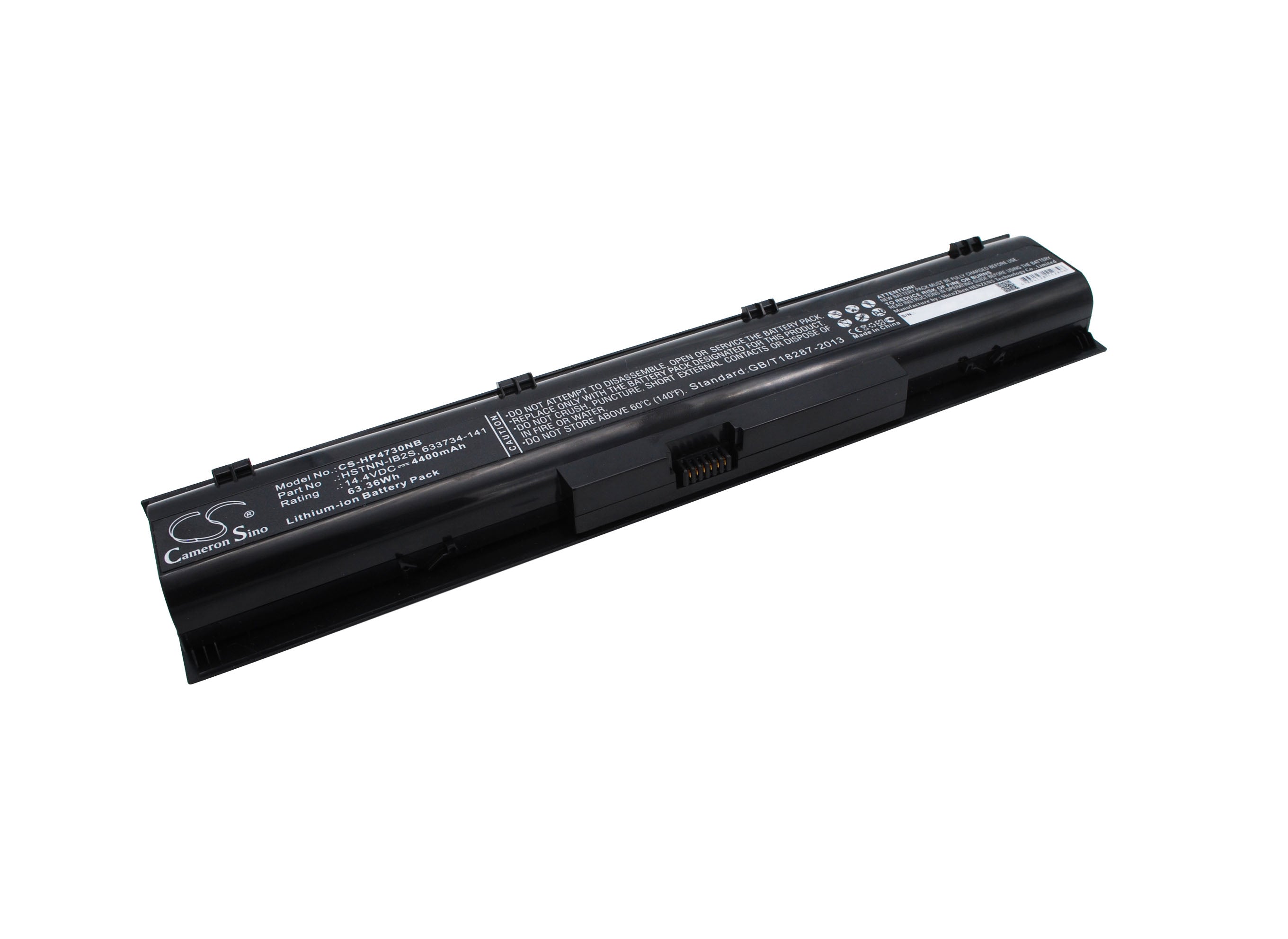 4400mAh Laptop Battery for HP ProBook 4730s 4740s - 14.4V Li-ion Replacement Battery - Fits 633734-141, PR08