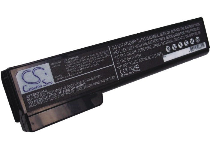 4400mAh Laptop Battery for HP EliteBook/ProBook - 8460p, 8470p, 8560p, 6360b - 10.8V Li-ion
