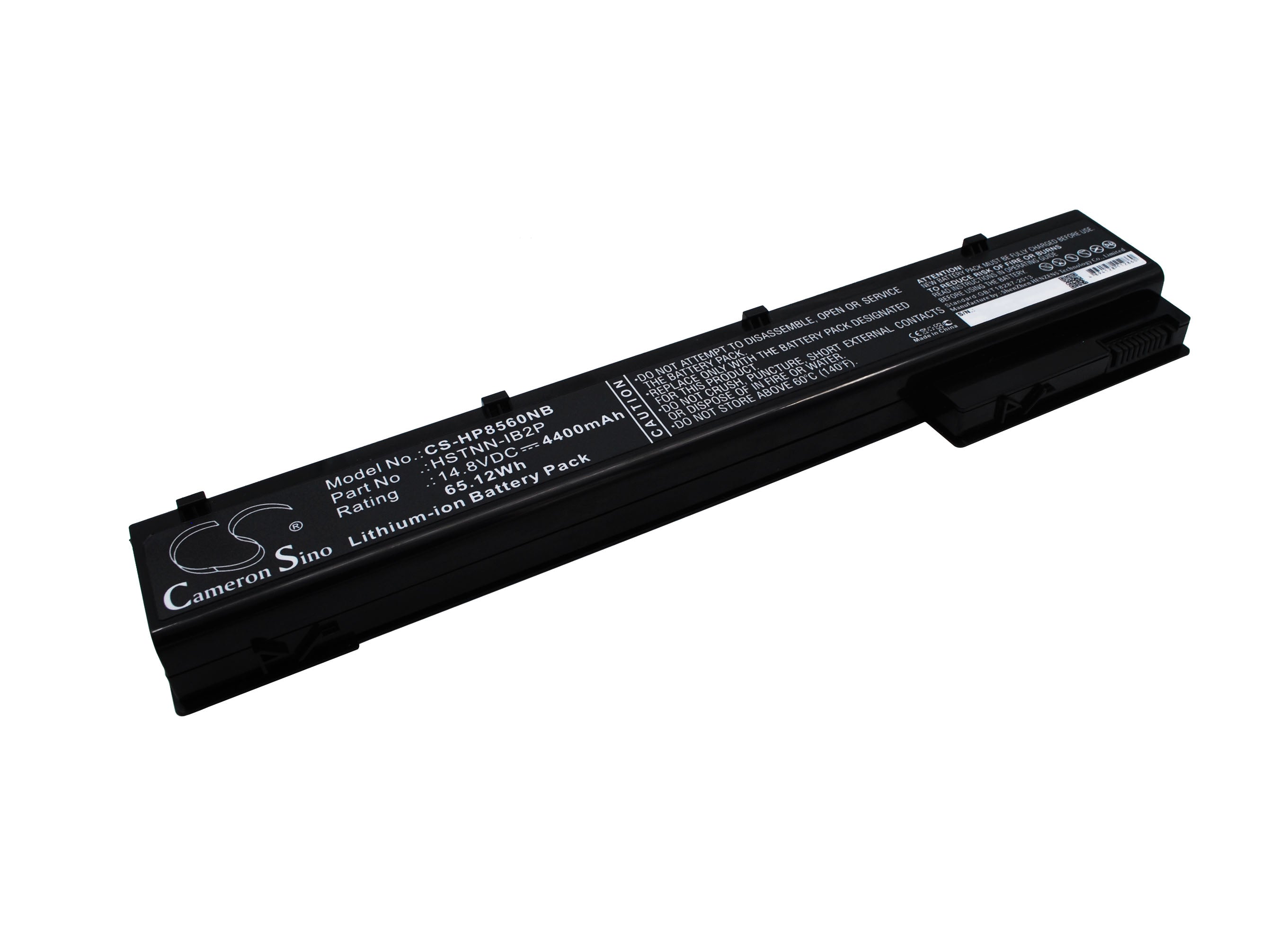 4400mAh Replacement Battery for HP EliteBook 8560w 8570w 8760w 8770w - 14.8V 65Wh Li-ion