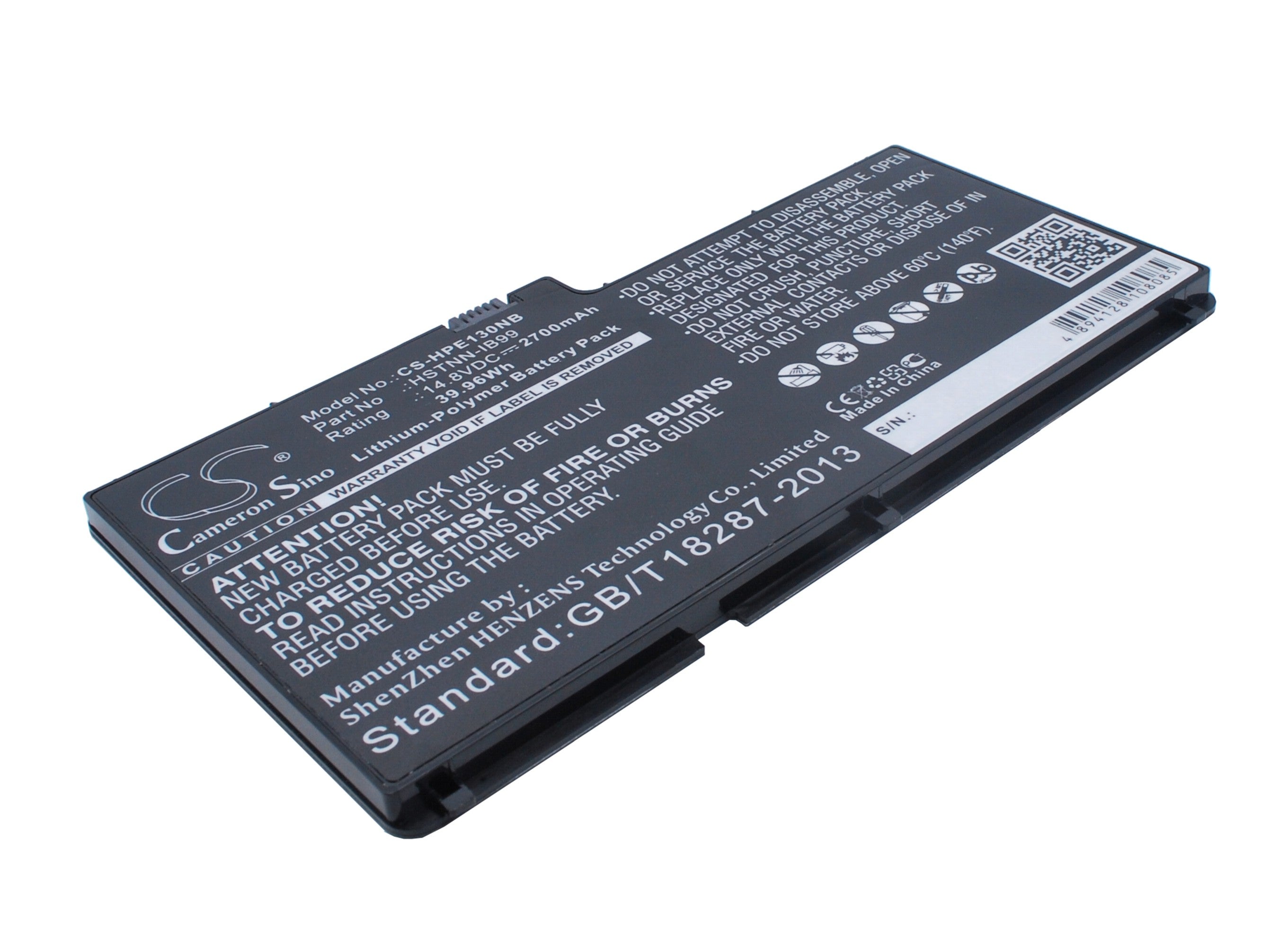 2700mAh Laptop Battery for HP Envy 13 Series - 14.8V 39.96Wh Li-Polymer - Replacement Battery