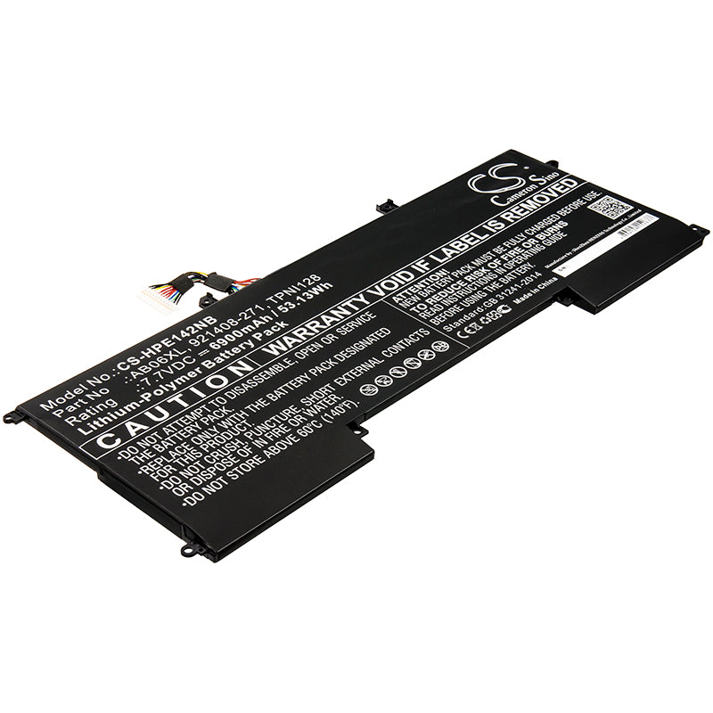 6900mAh Battery for HP Envy 13-AD Series: 7.7V 53.13Wh Li-Polymer Laptop Replacement - AB06XL, 921408-271