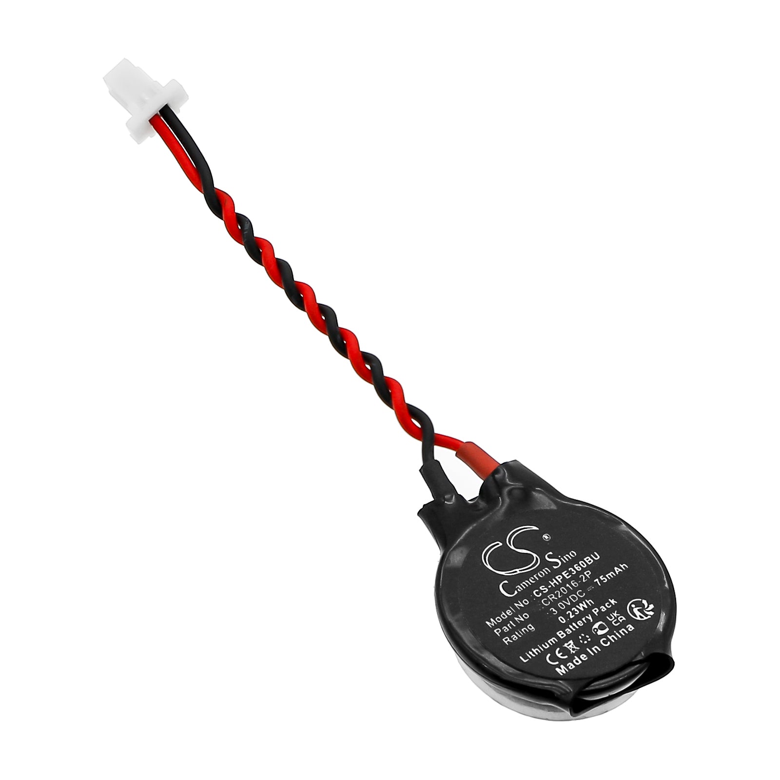 HP EliteBook X360 830 CMOS RTC Backup Battery: CR2016-2P, 3V Lithium, 19x16.35x3.7mm, Real-Time Clock Replacement