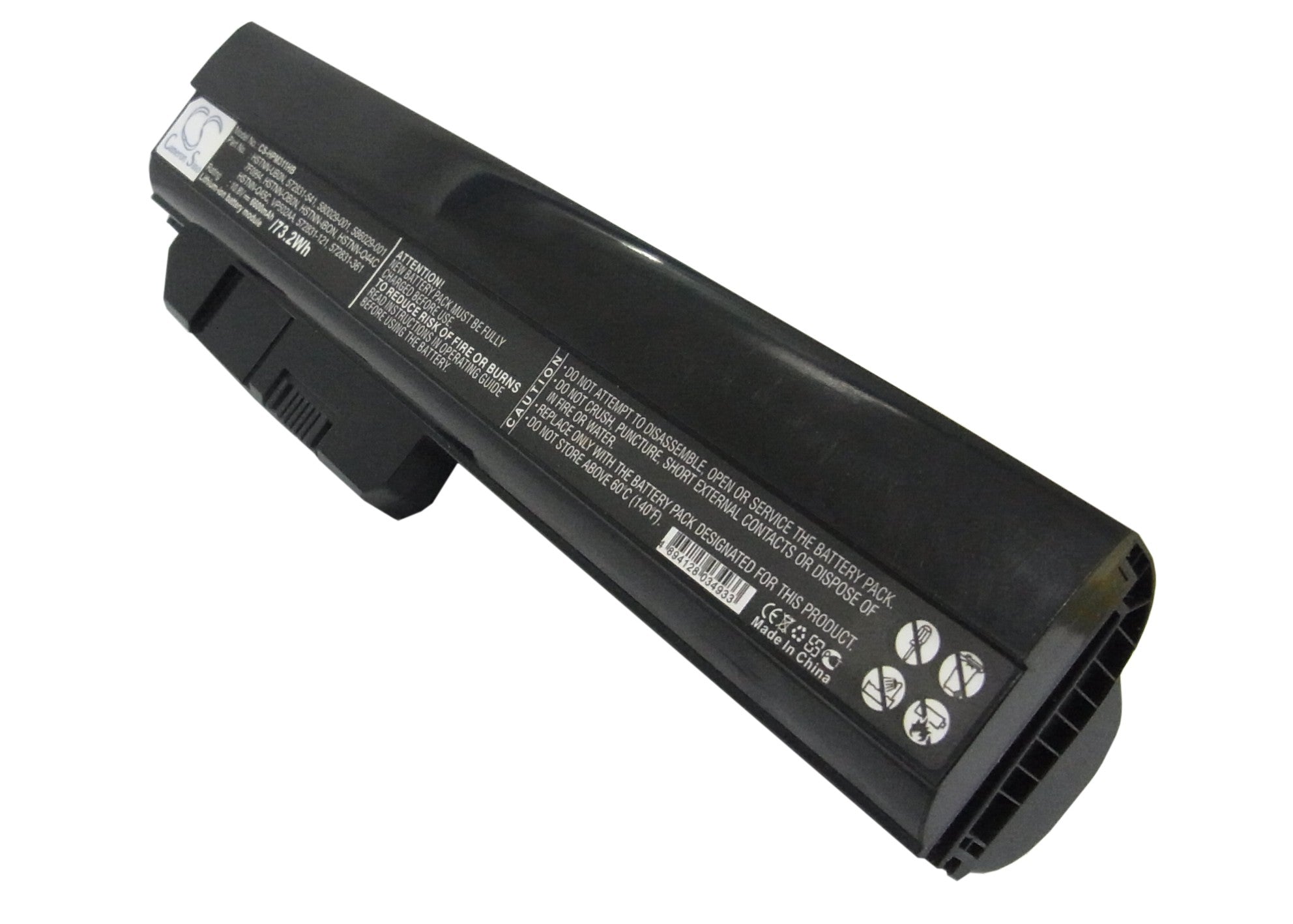 71.28Wh 6600mAh Laptop Battery for HP Mini 311 & Pavilion DM Series - 10.8V Li-ion Replacement